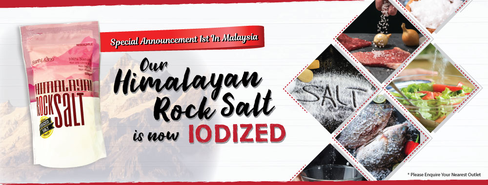 Himalayan Rock Salt is now IODIZED